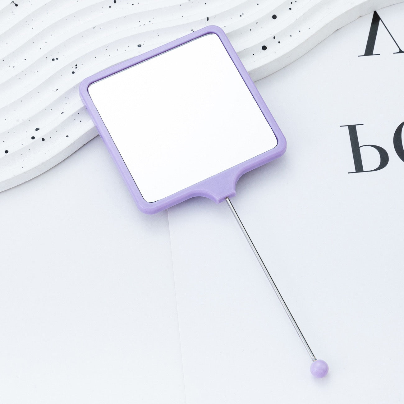 FS6067-18×7.5cm Square Beadable Mirror Zoe DIY Wholesale