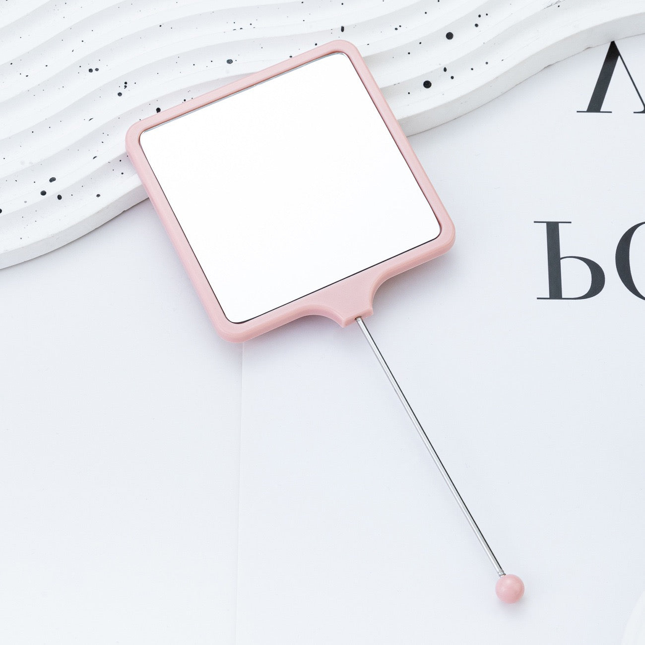 FS6067-18×7.5cm Square Beadable Mirror Zoe DIY Wholesale