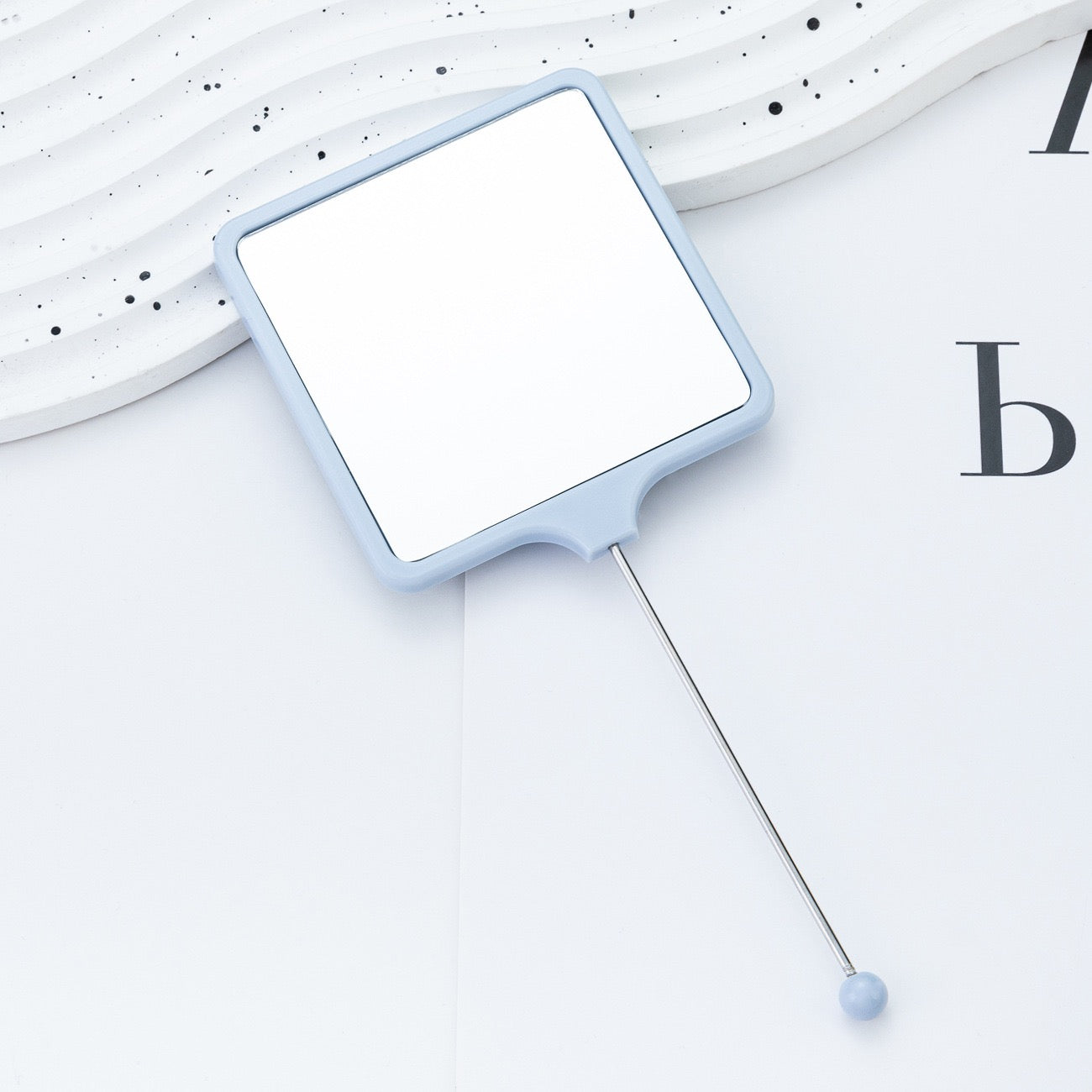 FS6067-18×7.5cm Square Beadable Mirror Zoe DIY Wholesale