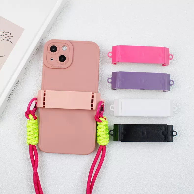 FS4237-Solid Color Phone Clips Zoe DIY Wholesale