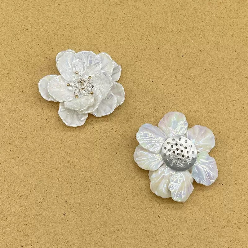 FS1004- 47MM Mixed Color Handmade  Flower For Making Fancy Beads Zoe's DIY Shop