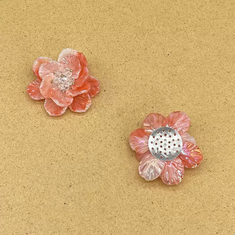 FS1004- 47MM Mixed Color Handmade  Flower For Making Fancy Beads Zoe's DIY Shop