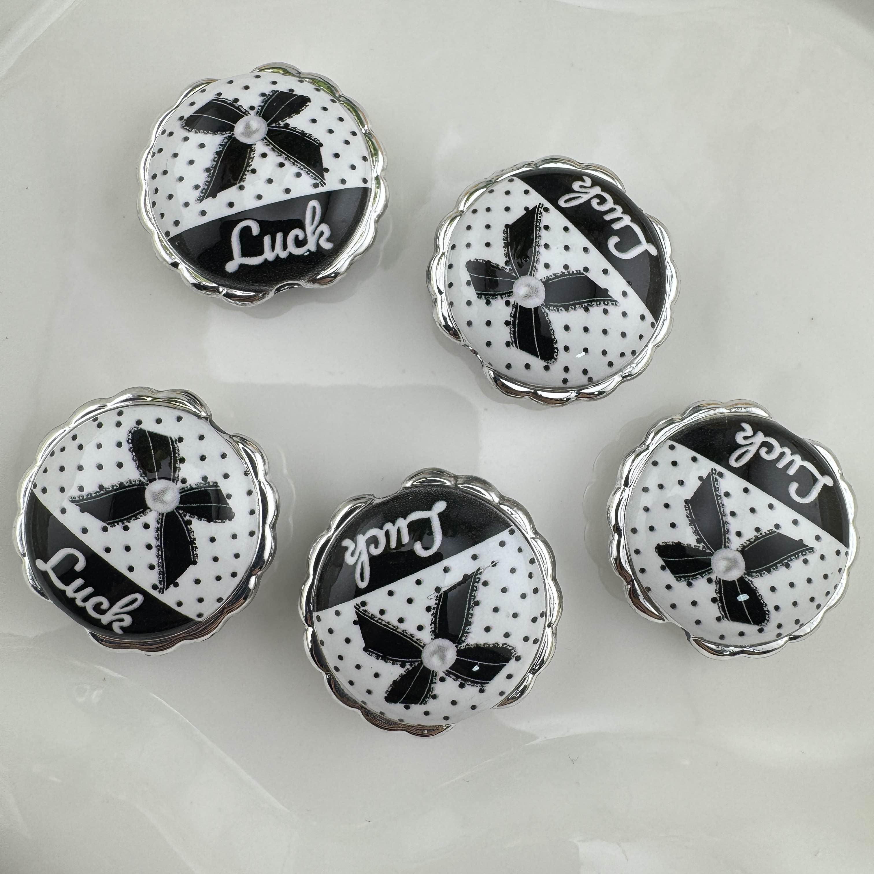 FS6839-Random Mixed Sliver Acrylic Beads Zoe DIY Wholesale