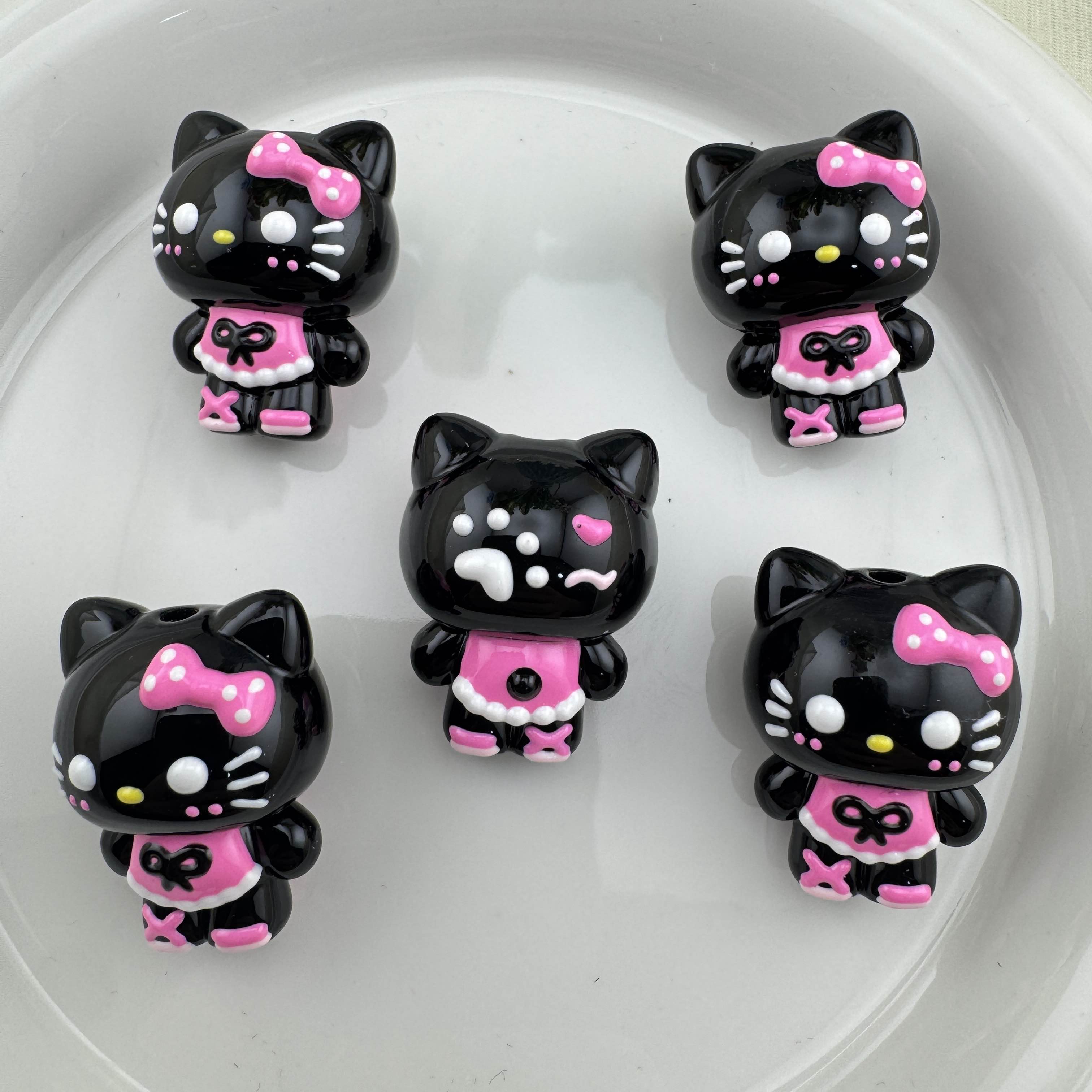 FS6804-3D HK Hand Painted Acrylic Beads For Making Pens Keychain  Zoe DIY Wholesale