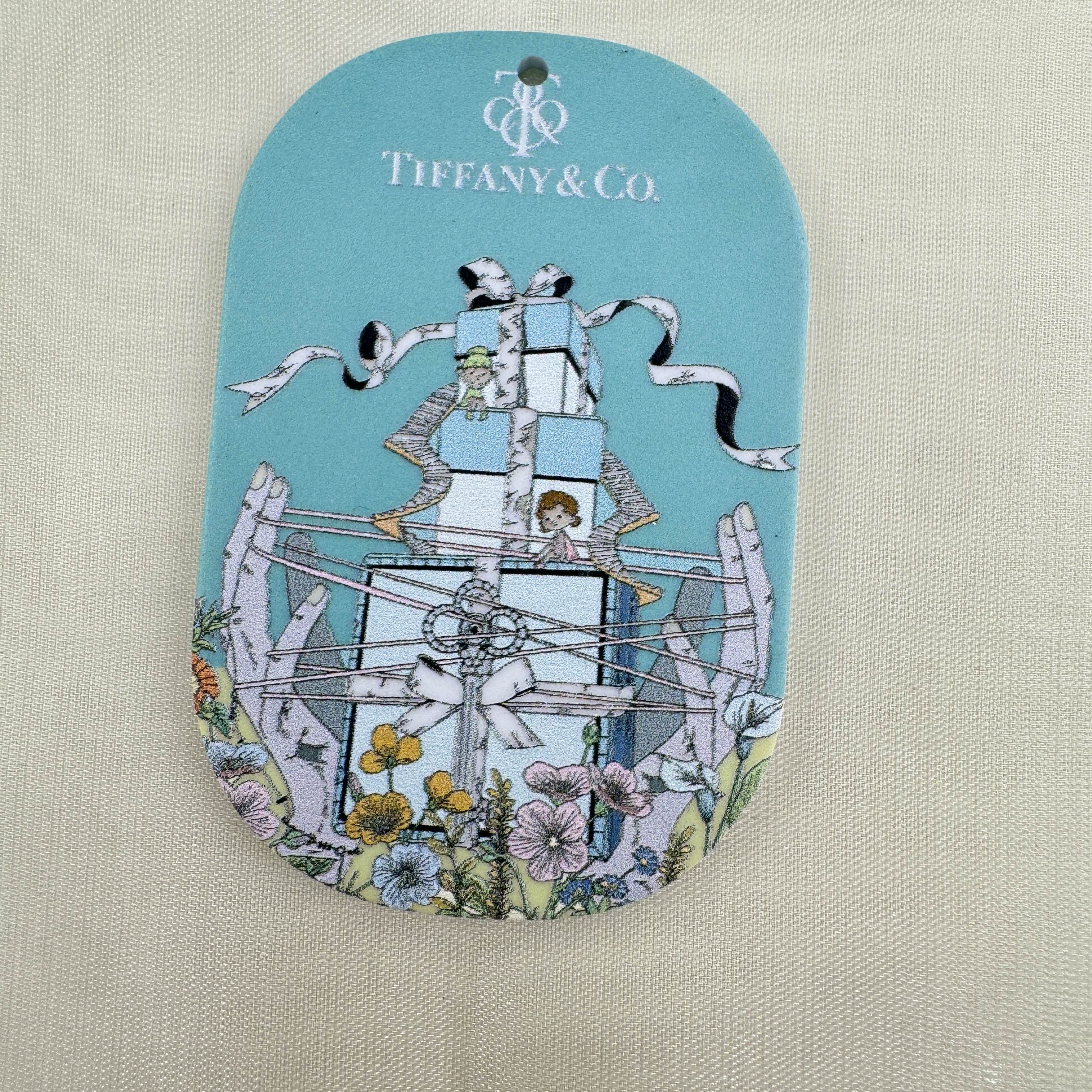 FS6876-Random Mixed Printed Acrylic Charms With Hole Zoe DIY Wholesale