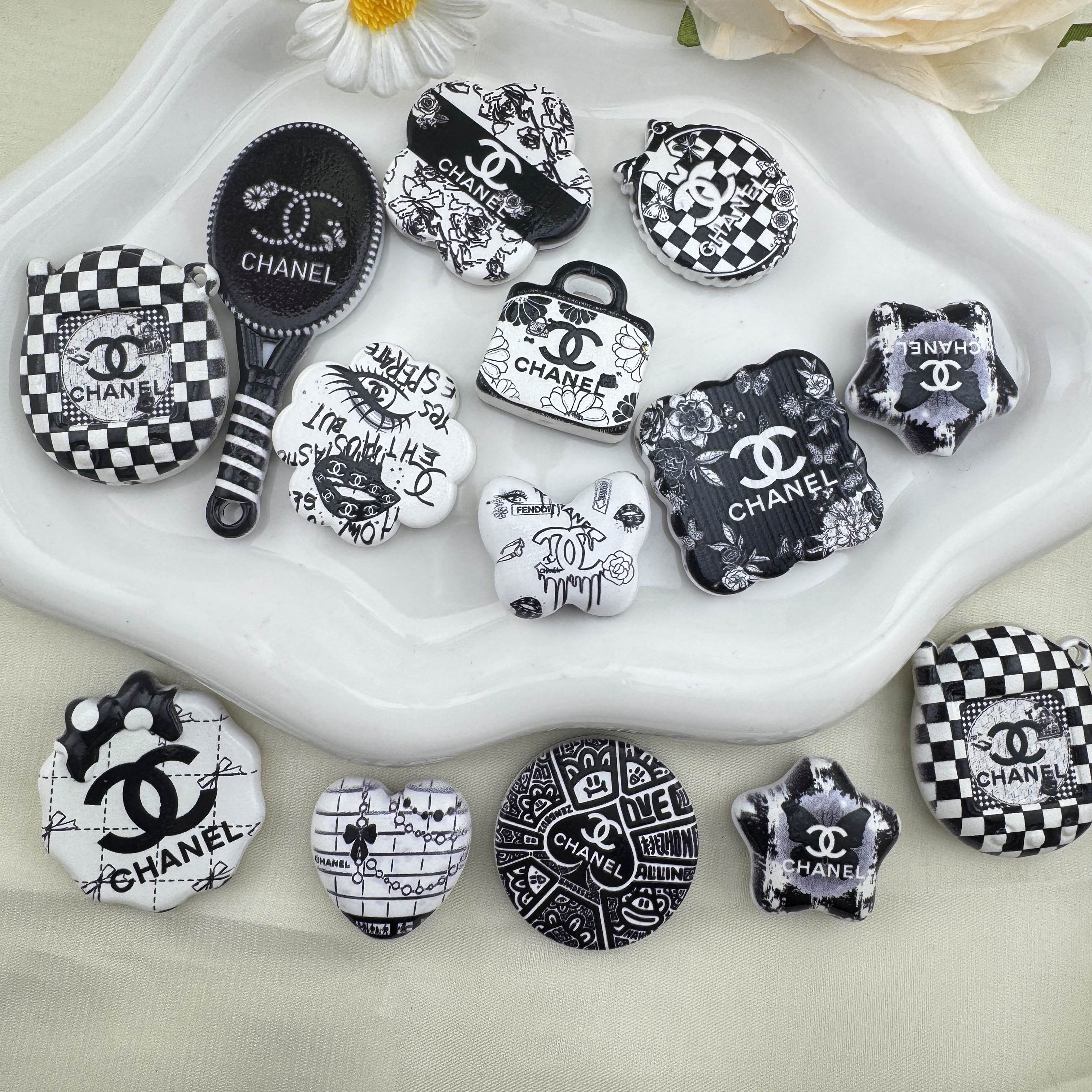 FS6877-Random Mixed Acrylic Beads For Keychain Jewelry Making Zoe DIY Wholesale