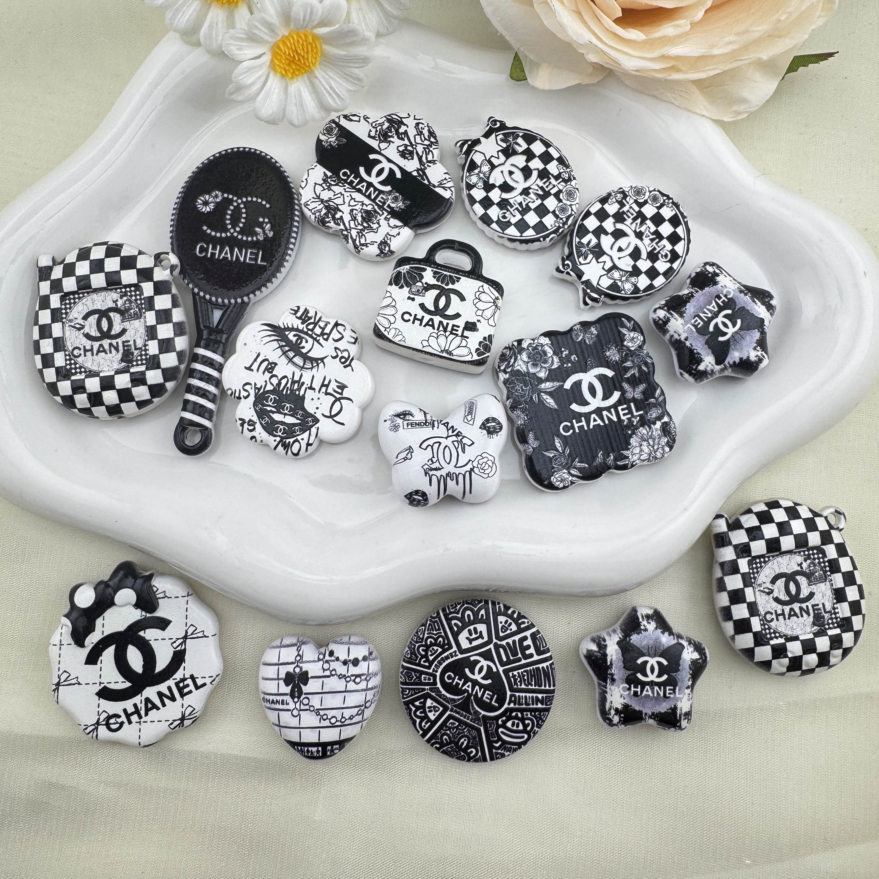 FS6877-Random Mixed Acrylic Beads For Keychain Jewelry Making Zoe DIY Wholesale