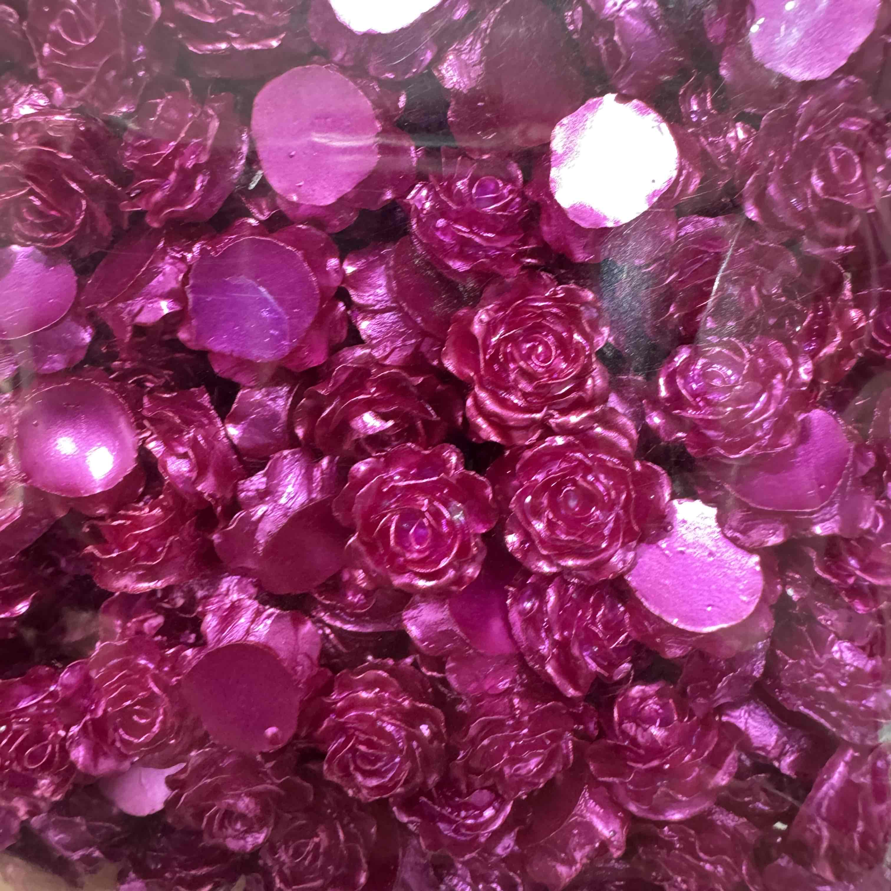 FS5574- 10mm Soft Flower Charms Soft Flower Patches Zoe's DIY Shop