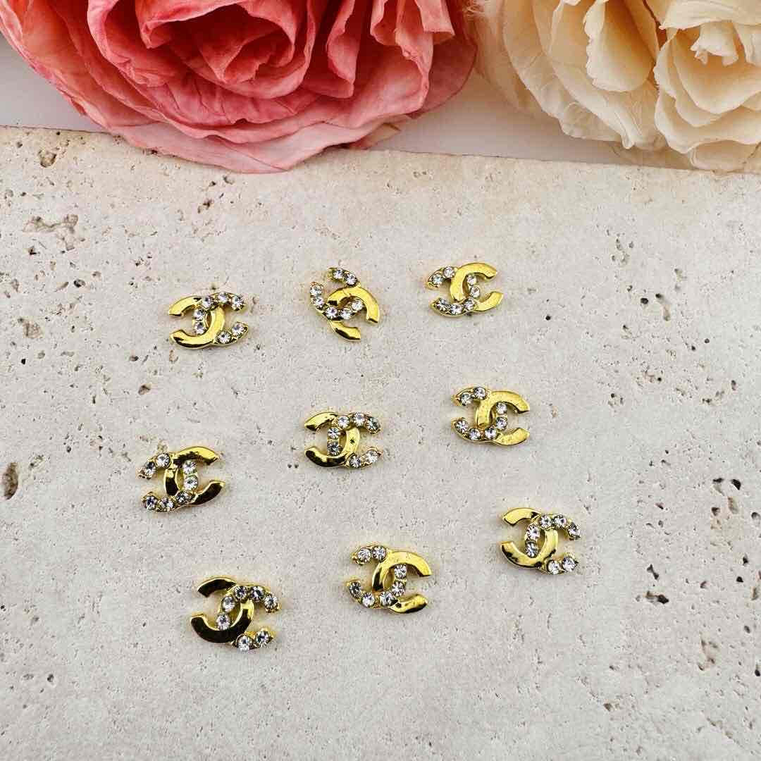 FS4777- 10mm CC Metal Nail Charms