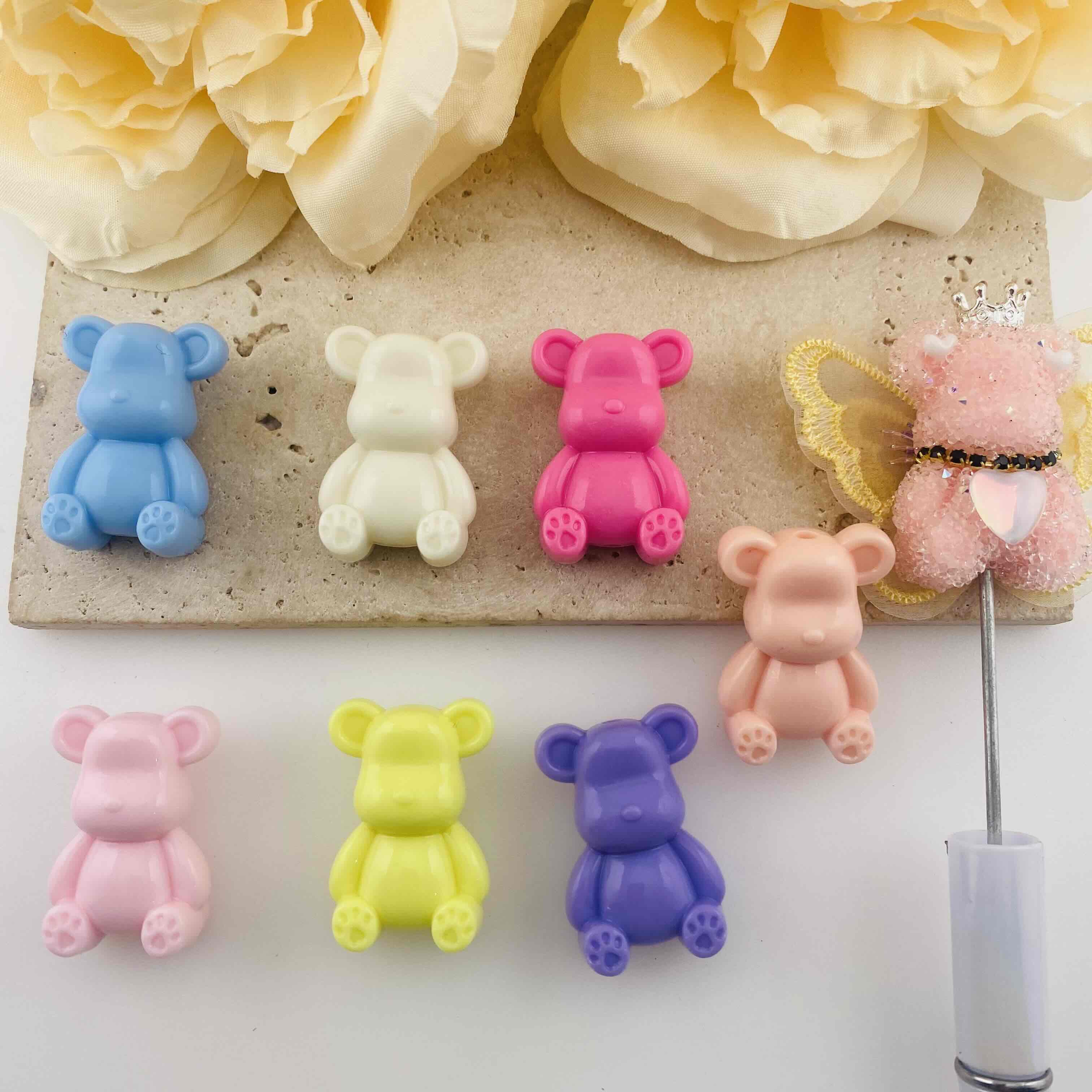 FS20080-About 22*32mm Gummy Bear Acrylic Beads