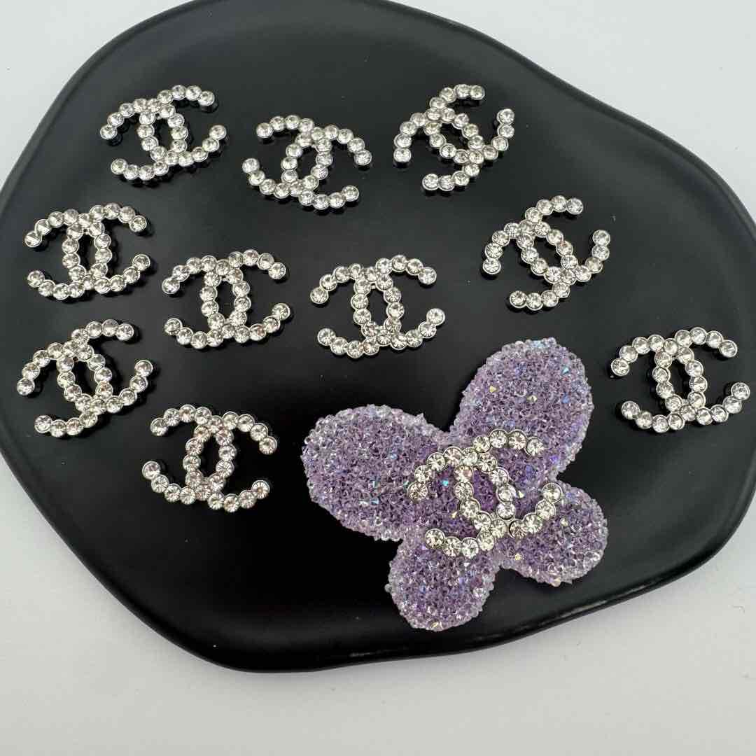 FS3710-  21.7×14.2mm CC Rhinestone Metal Charms