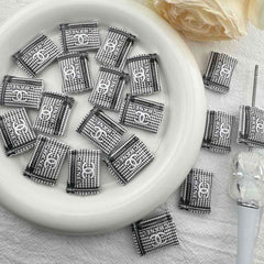 FS6710-18×22mm  CC Printed Cube Acrylic Beads