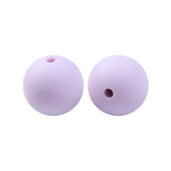FS3020-15mm Solid Color Purple #139 Silicone Beads