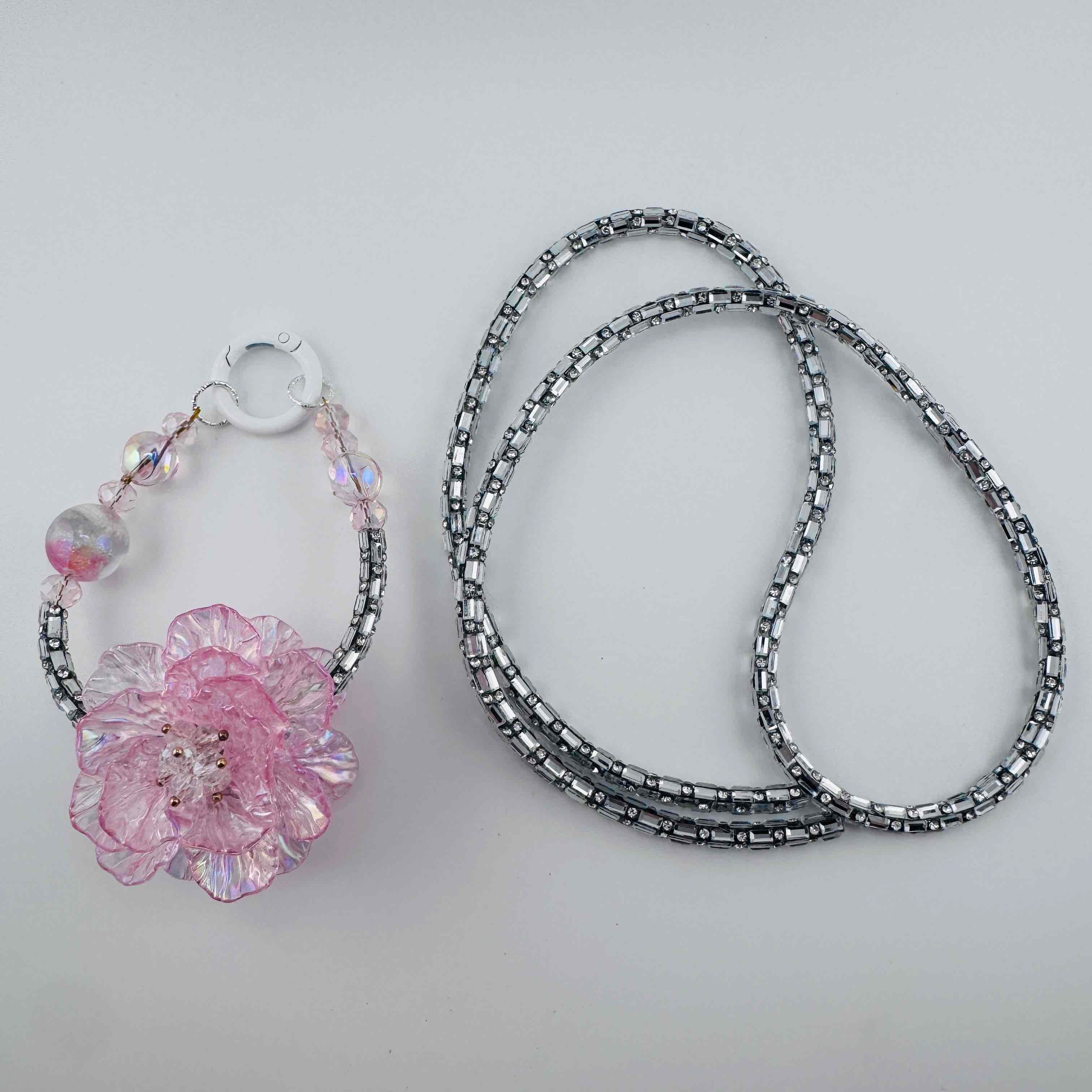 FS19959- Crystal Glass Rhinestone Tube For Making Keychain