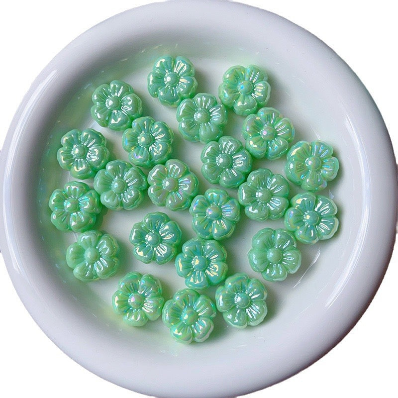 FS4204- 19mm Flower Acrylic Beads Zoe's DIY Shop