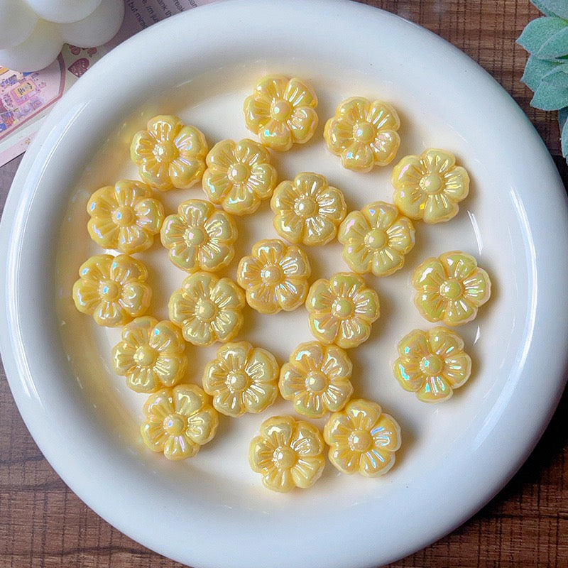 FS4204- 19mm Flower Acrylic Beads Zoe's DIY Shop