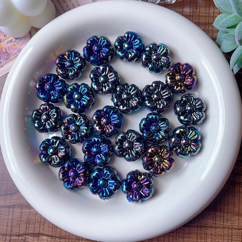 FS4204- 19mm Flower Acrylic Beads Zoe's DIY Shop
