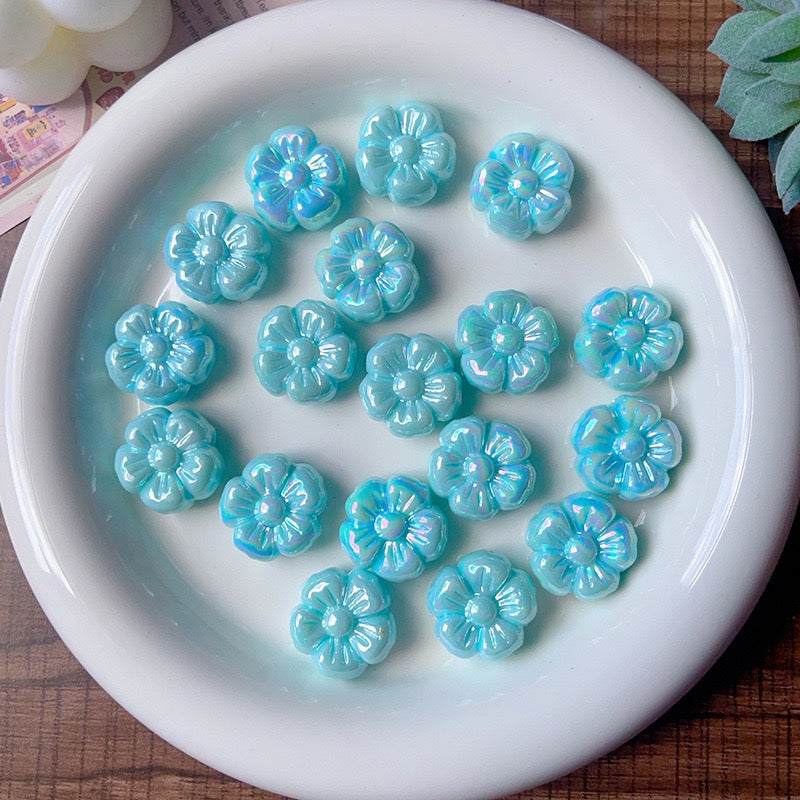 FS4204- 19mm Flower Acrylic Beads Zoe's DIY Shop