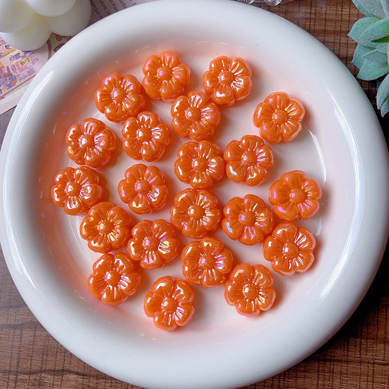 FS4204- 19mm Flower Acrylic Beads Zoe's DIY Shop