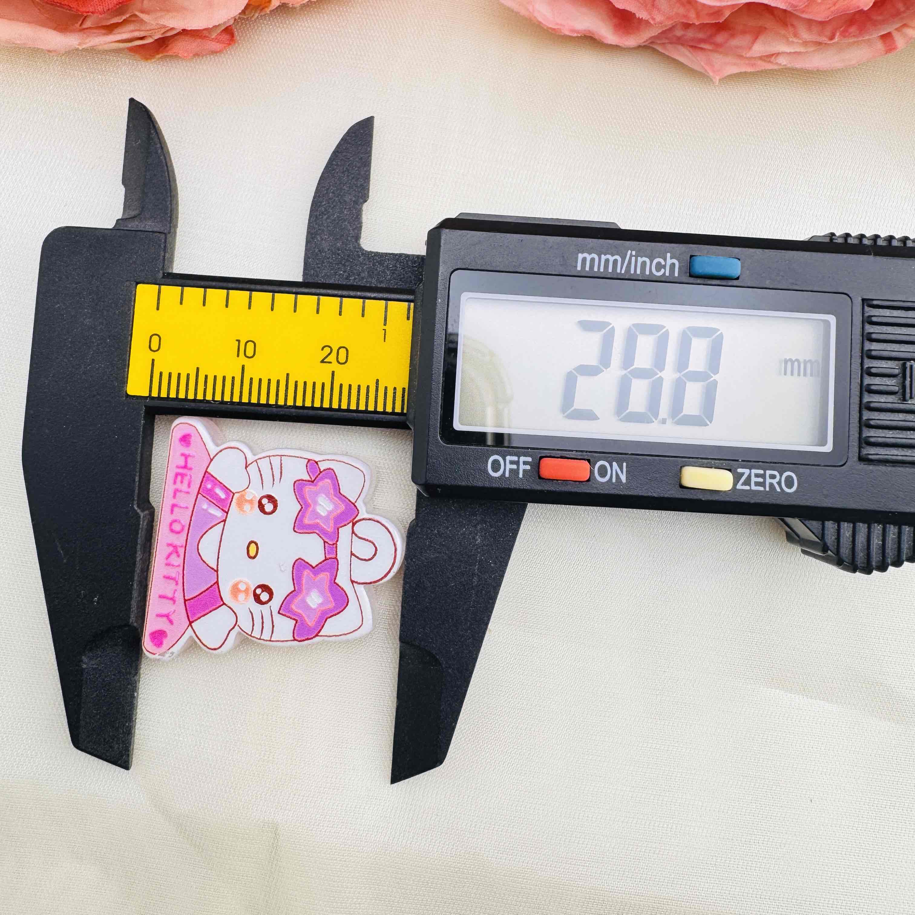 FS10514-Random Mixed Sanrio Acrylic Beads Fit For Beadable Pens Jewelry Making Keychain Making