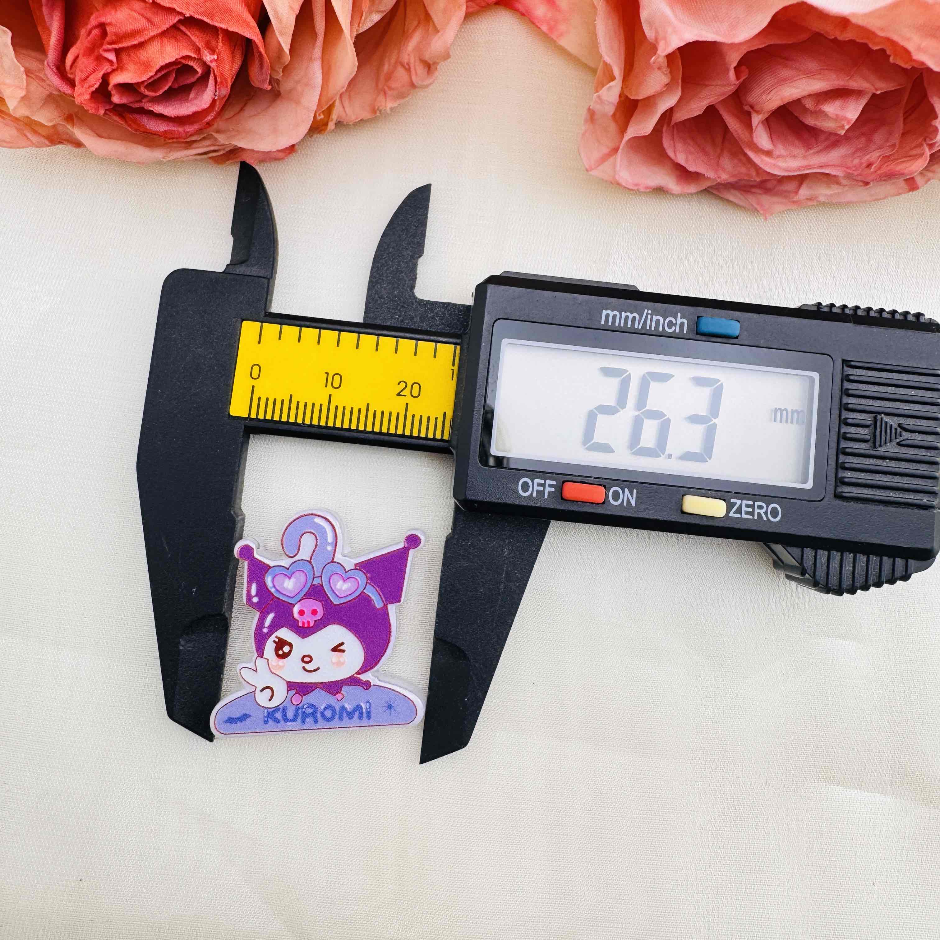 FS10514-Random Mixed Sanrio Acrylic Beads Fit For Beadable Pens Jewelry Making Keychain Making