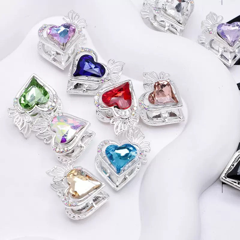 Heart Butterfly Heavy-Duty Beads Straight Hole Beading Accessories Findings DIY Beaded Pen