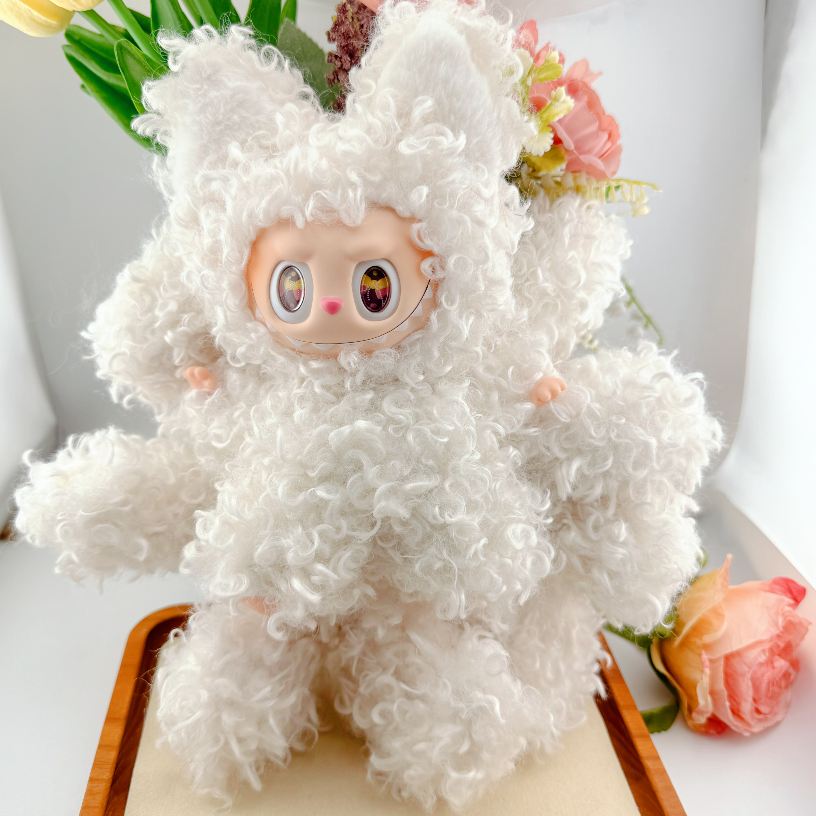FS6644-Lamb Wool Nine-tailed Fox  LBB Zoe's DIY Shop