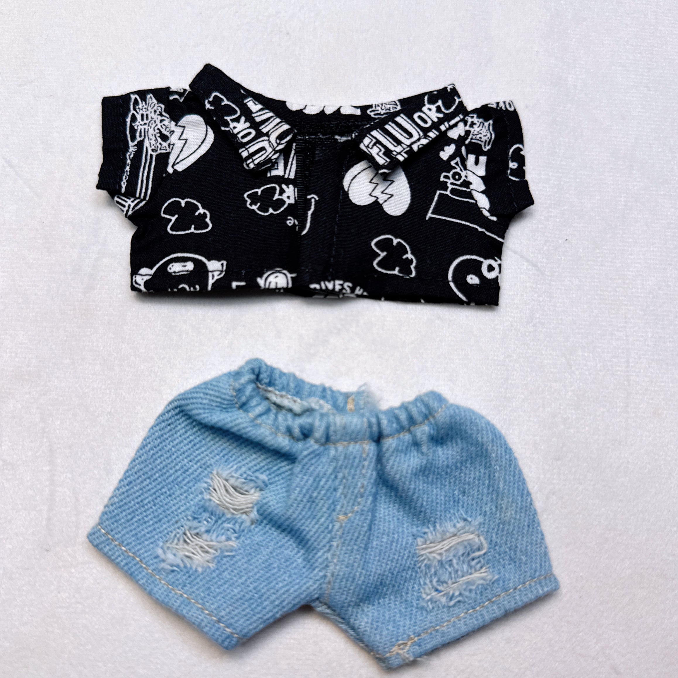 FS6627-Clotes Set For 17cm Labubu (1.0-2.0-3.0） Zoe's DIY Shop