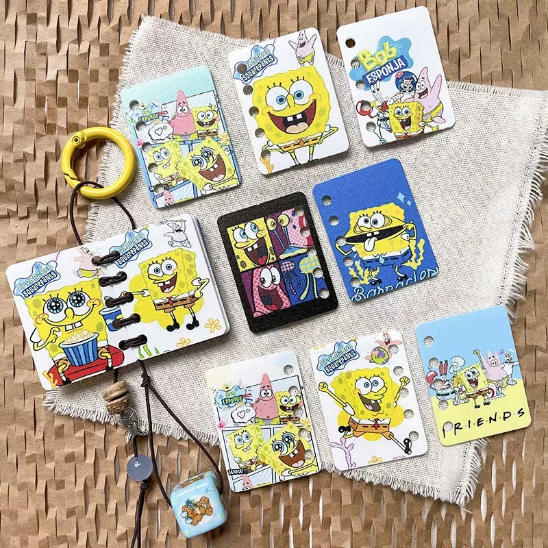 FS5927- 30*40Mm Five Hole HMBB Diy Book Page SpongeBob Diy Five-Hole Book Page Zoe's DIY Shop