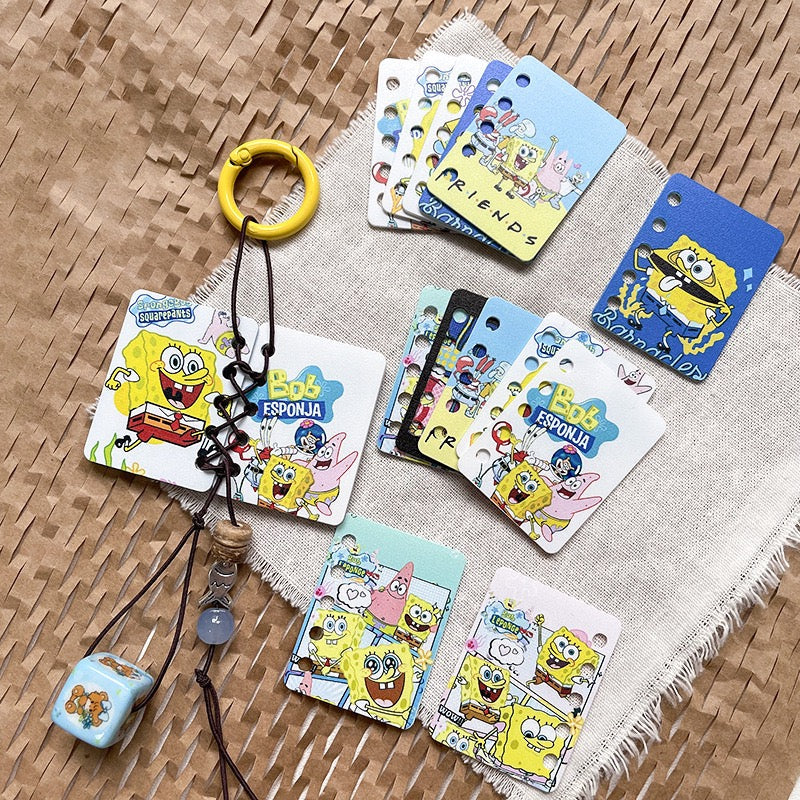 FS5927- 30*40Mm Five Hole HMBB Diy Book Page SpongeBob Diy Five-Hole Book Page Zoe's DIY Shop