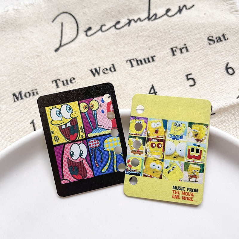 FS5927- 30*40Mm Five Hole HMBB Diy Book Page SpongeBob Diy Five-Hole Book Page Zoe's DIY Shop