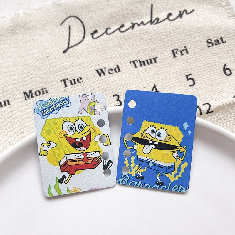 FS5927- 30*40Mm Five Hole HMBB Diy Book Page SpongeBob Diy Five-Hole Book Page Zoe's DIY Shop