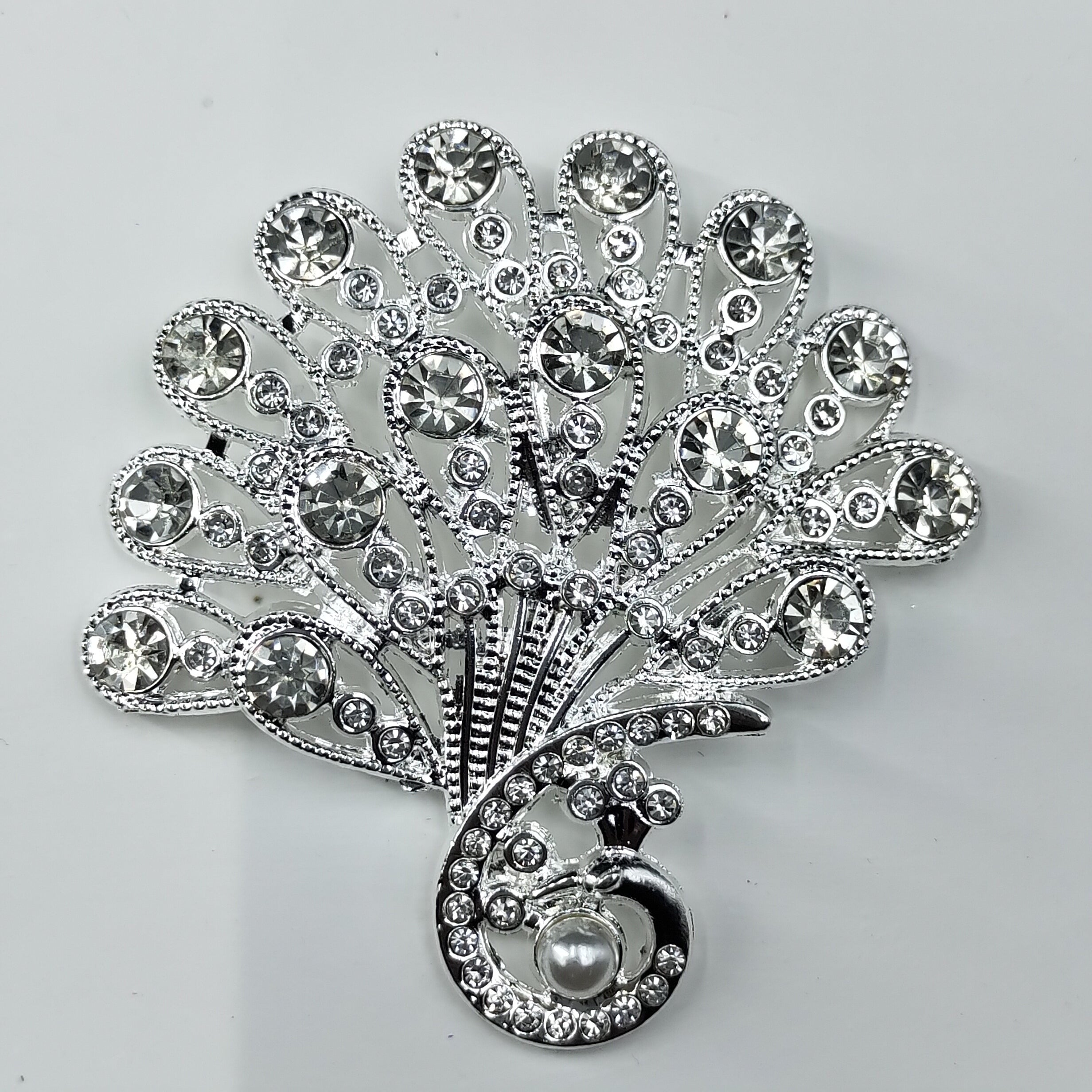 FS0903-Peacko Diamond Metal Patch For Making Fancy Beads Zoe's DIY Shop