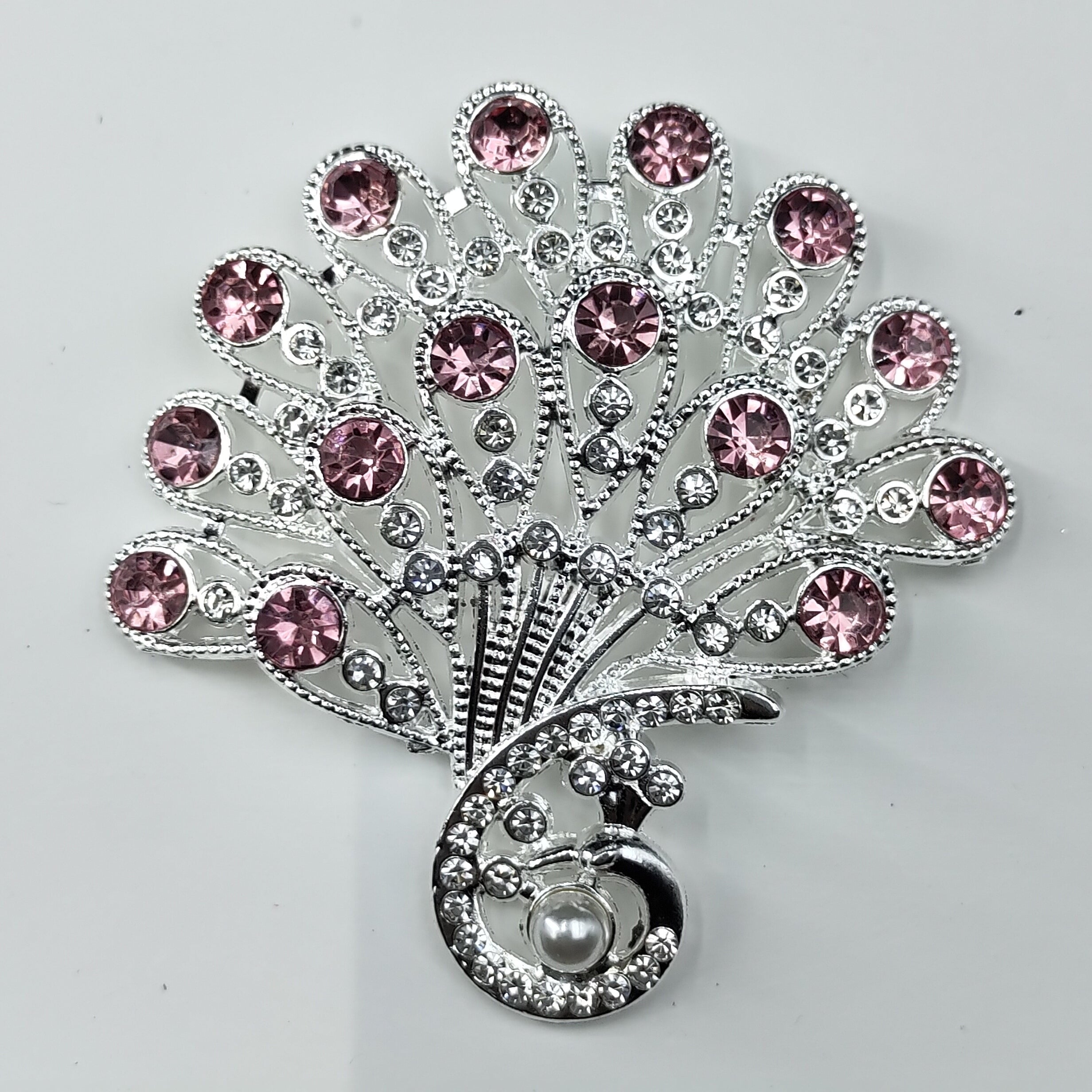 FS0903-Peacko Diamond Metal Patch For Making Fancy Beads Zoe's DIY Shop