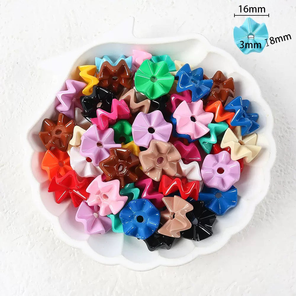 FS1105- 16Mm Colorful Irregular Spacer Beads Zoe's DIY Shop