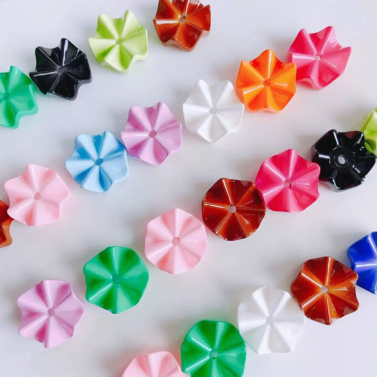 FS1105- 16Mm Colorful Irregular Spacer Beads Zoe's DIY Shop