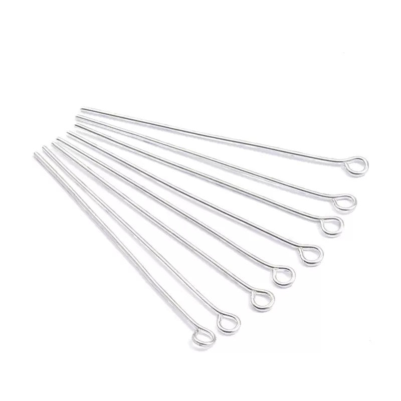 FS4577-About 3cm (1.2 Inches) Length Eye Pin For Jewelry Necklace Making Zoe's DIY Shop