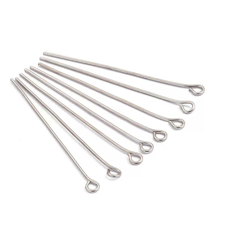 FS4577-About 3cm (1.2 Inches) Length Eye Pin For Jewelry Necklace Making Zoe's DIY Shop