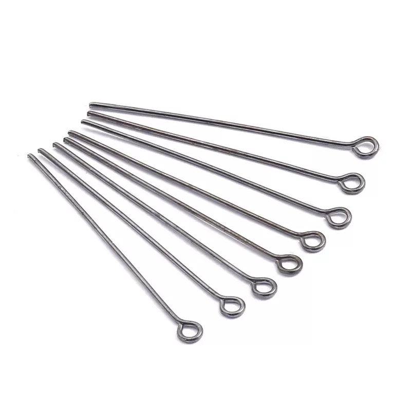 FS4577-About 3cm (1.2 Inches) Length Eye Pin For Jewelry Necklace Making Zoe's DIY Shop