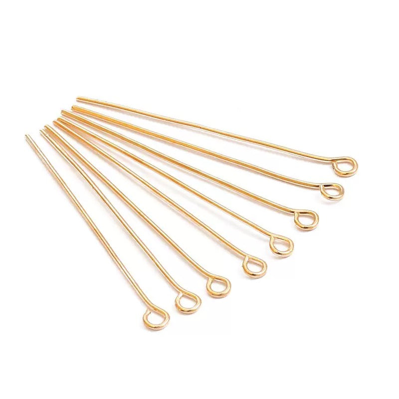FS4577-About 3cm (1.2 Inches) Length Eye Pin For Jewelry Necklace Making Zoe's DIY Shop