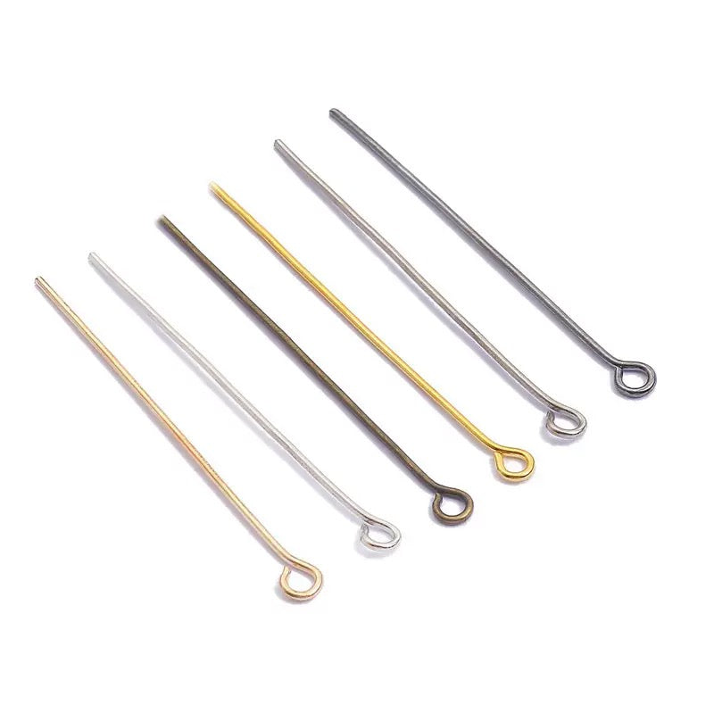 FS4577-About 3cm (1.2 Inches) Length Eye Pin For Jewelry Necklace Making Zoe's DIY Shop