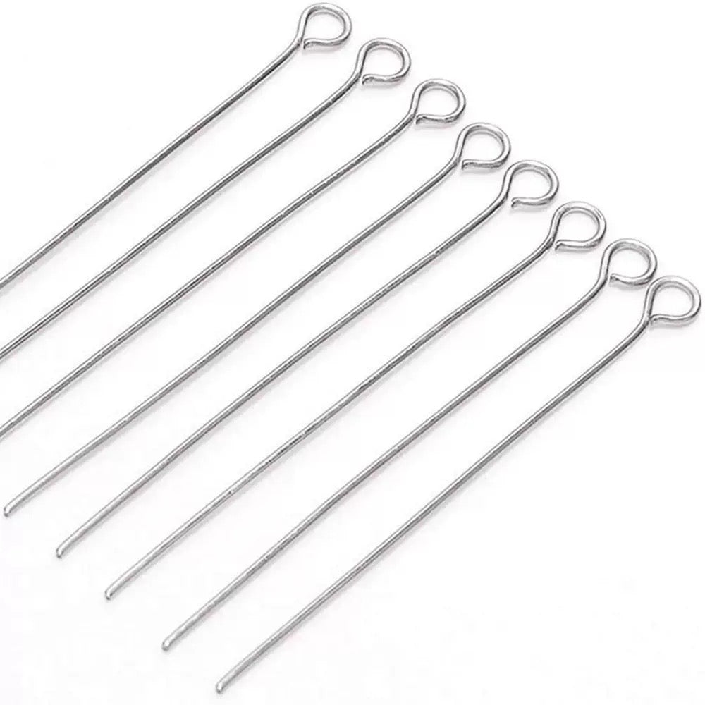 FS6072-5cm length Eye Pin For DIY Jewelry Necklace Bracelet Making Zoe's DIY Shop