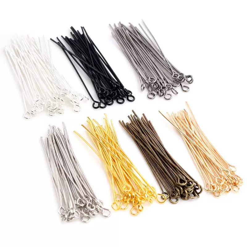 FS6072-5cm length Eye Pin For DIY Jewelry Necklace Bracelet Making Zoe's DIY Shop