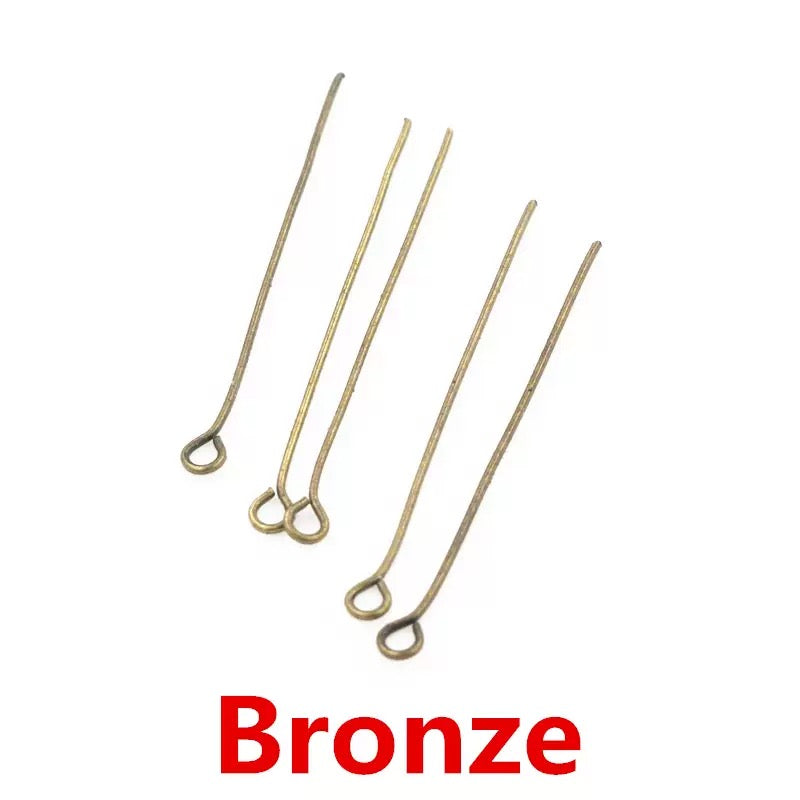 FS6072-5cm length Eye Pin For DIY Jewelry Necklace Bracelet Making Zoe's DIY Shop
