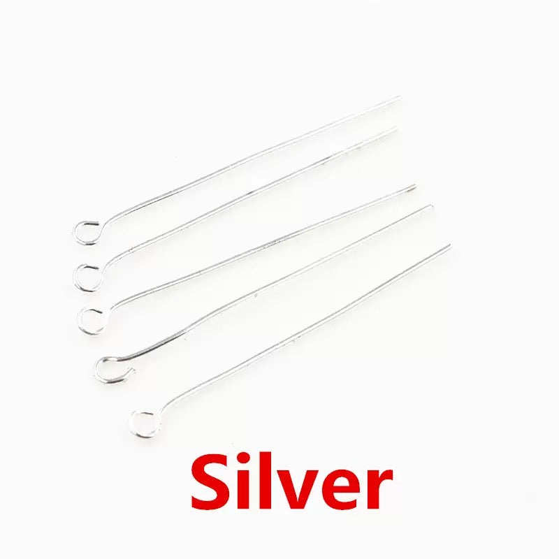 FS6072-5cm length Eye Pin For DIY Jewelry Necklace Bracelet Making Zoe's DIY Shop