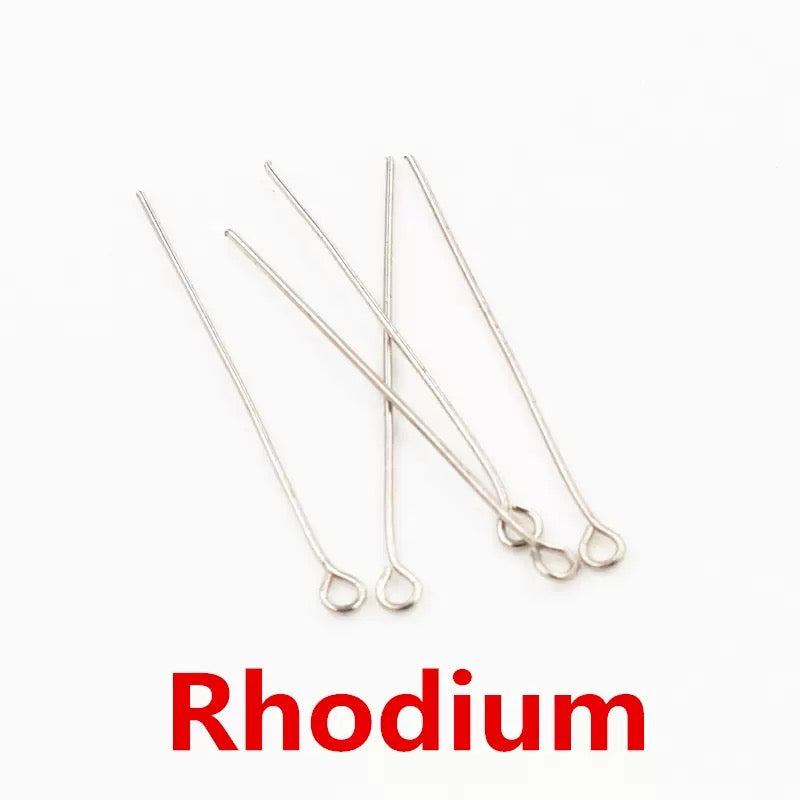 FS6072-5cm length Eye Pin For DIY Jewelry Necklace Bracelet Making Zoe's DIY Shop