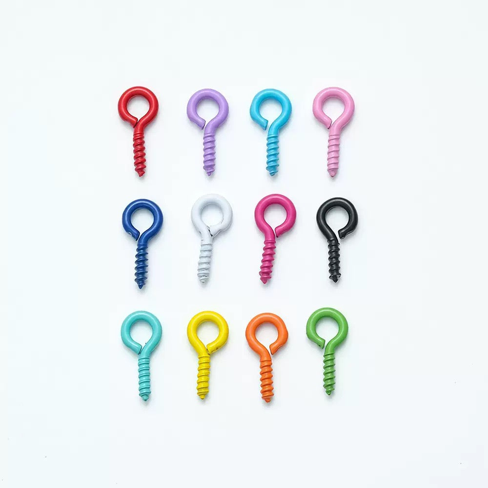 FS2528-Random Mixed Color 5×10mm Eye Pin Zoe's DIY Shop