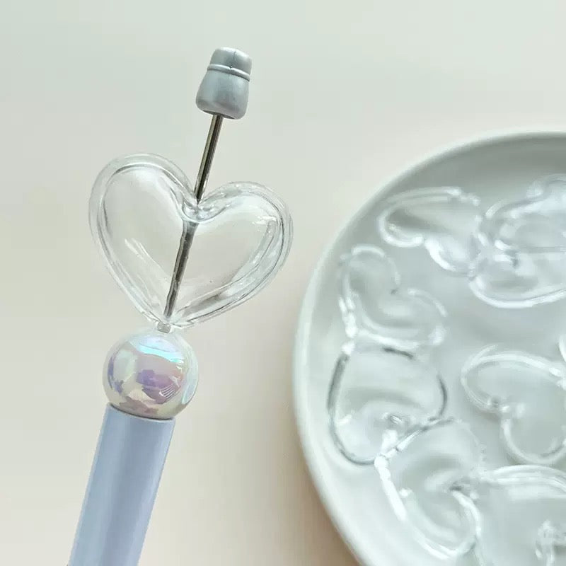 FS1303-About 34×28mm Heart Acrylic Shaker Based Beads Zoe's DIY Shop