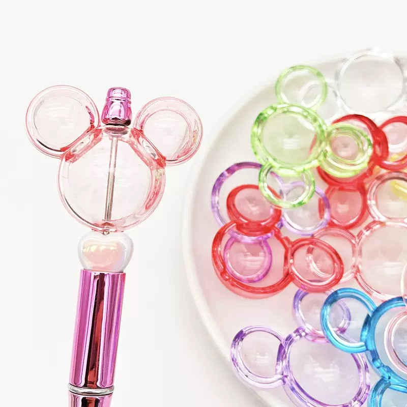 FS0875-Mickey Head Clear Shaker Box For Making Fancy Bead Zoe's DIY Shop
