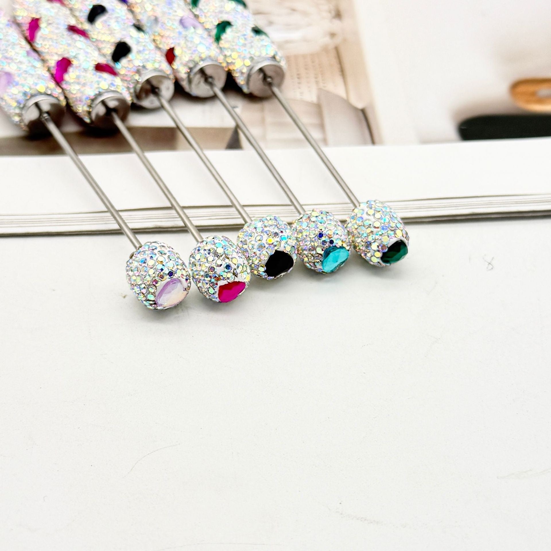 FS6210-Heart Full Diamonds Touch Pen Zoe's DIY Shop